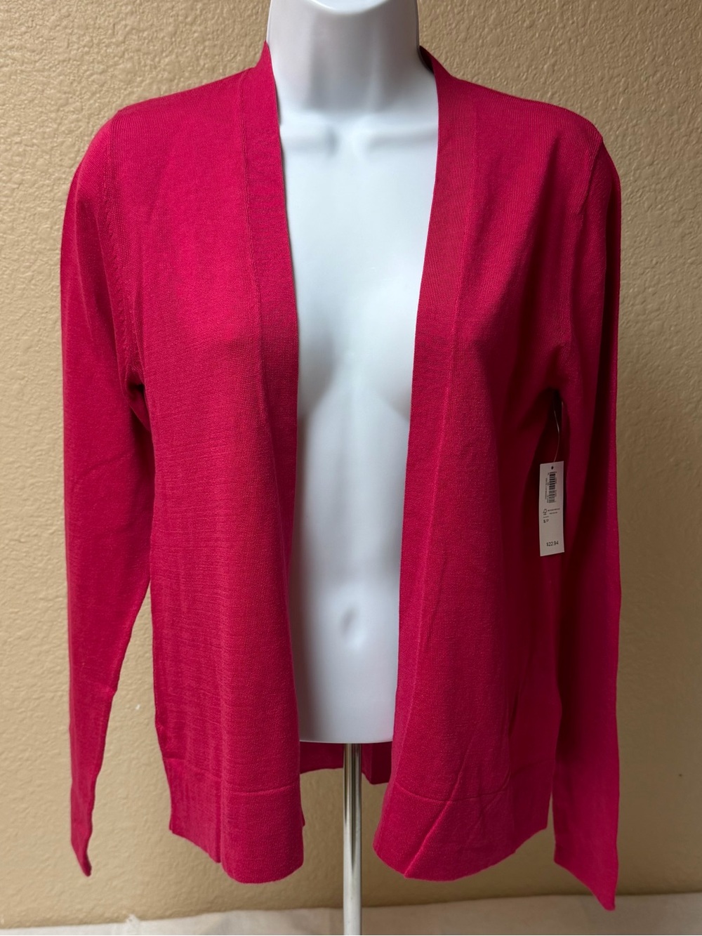 4/$20 Old Navy Open-Front Hot Pink Cardigan